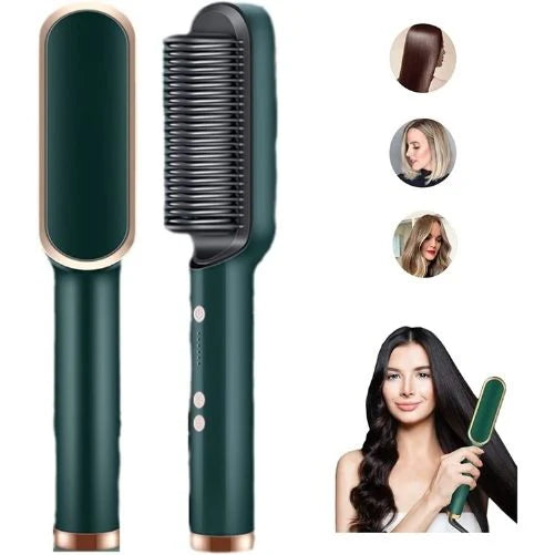 Glam Brush Pro™ Cepillo Alisador Sleek Bivolt 3 en 1