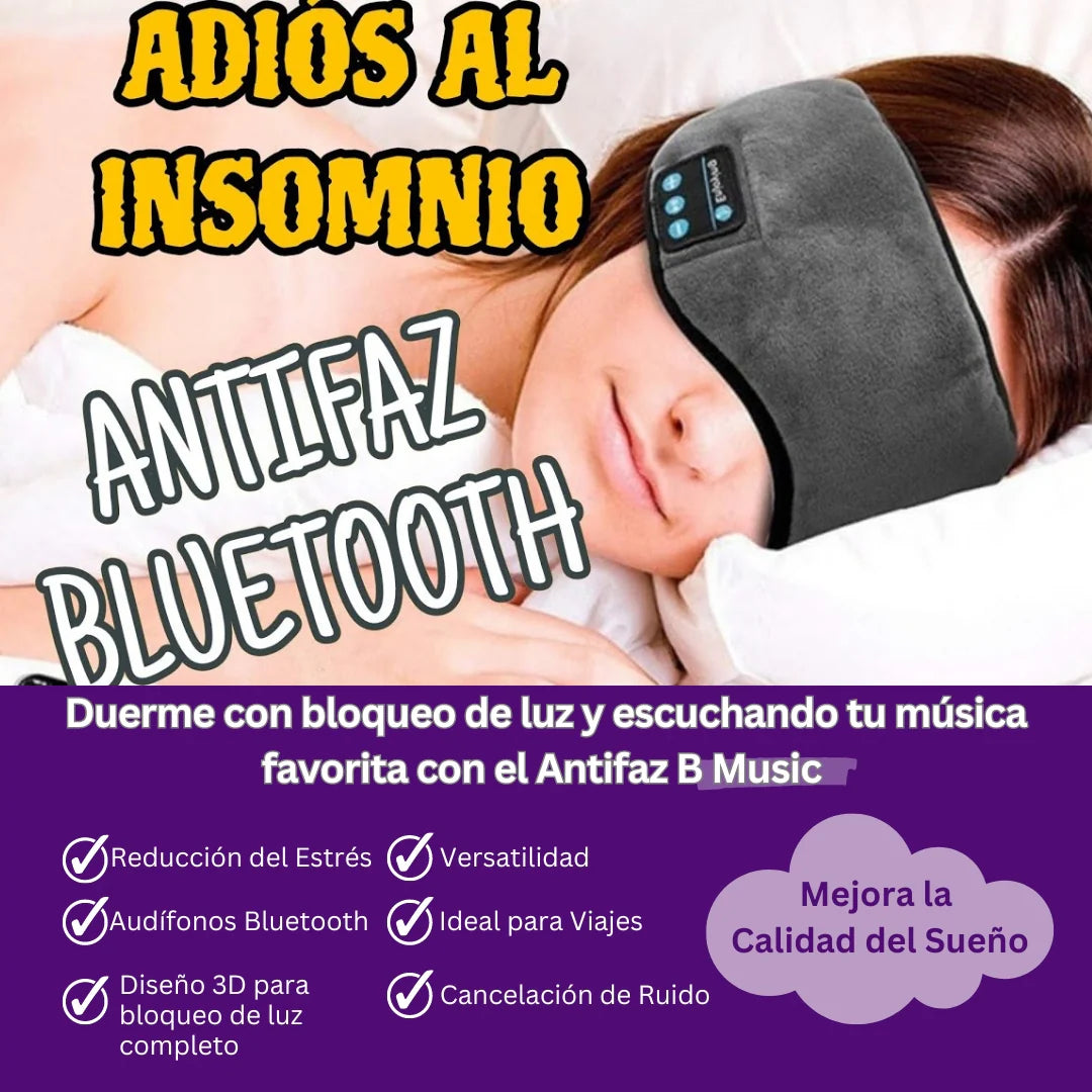 Zen Sleep Pro™ Antifaz con audífonos para dormir